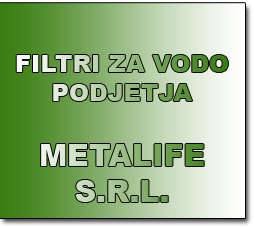 Filtri za vodo METALIFE